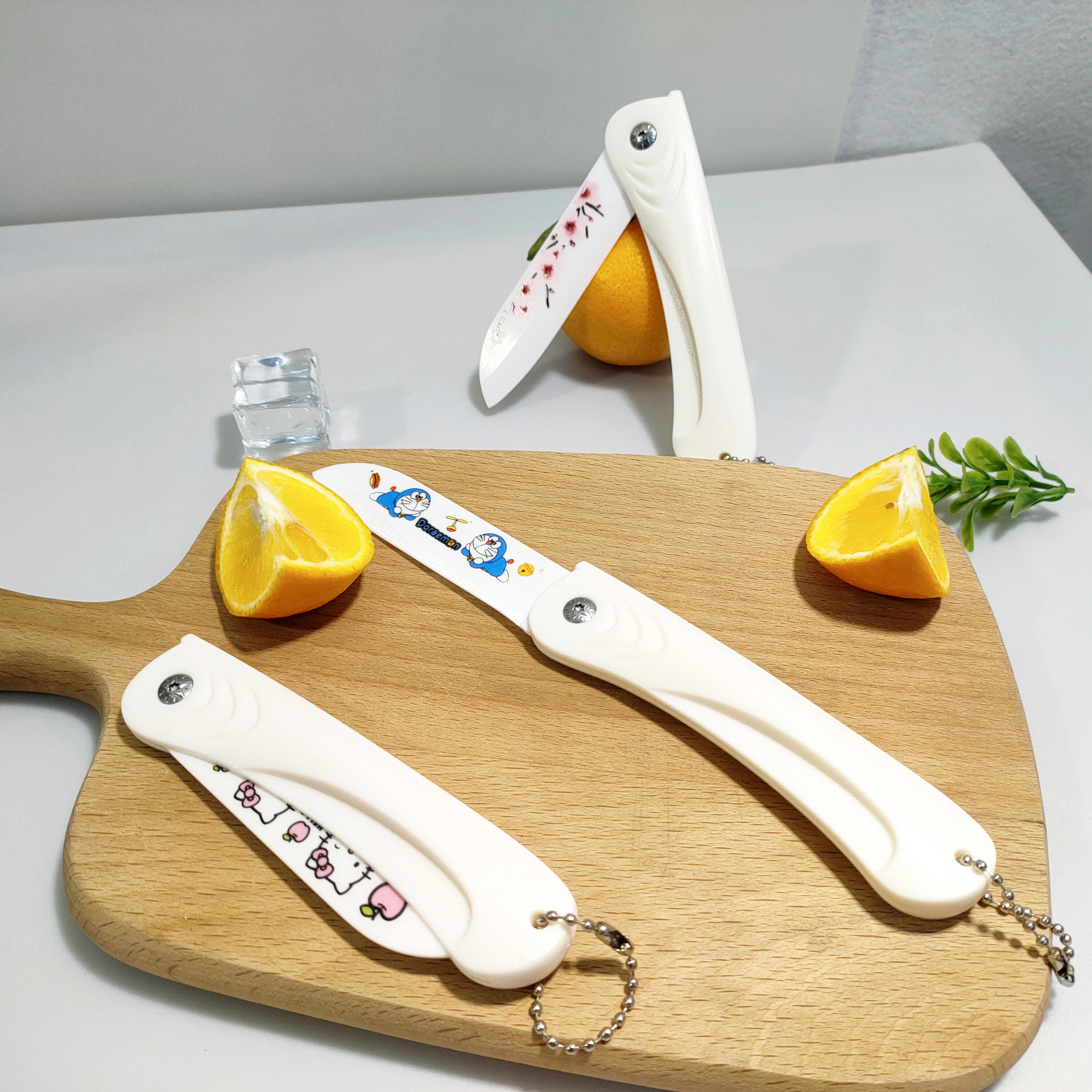 In stock wholesale cross-border e-commerce ceramic knife fruit knife kitchen knife folding knife ceramic folding knife ceramic knife for students