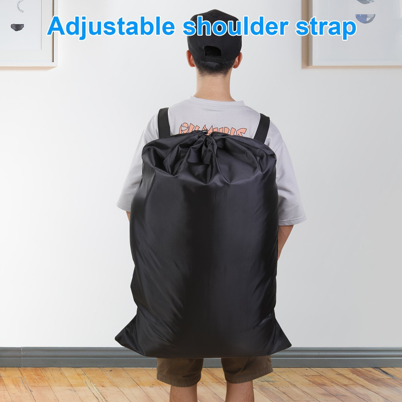2026 New Cross-Border Dropshipping 1 Large Backpack Laundry Bag Washable Heavy-Duty Laundry Bag