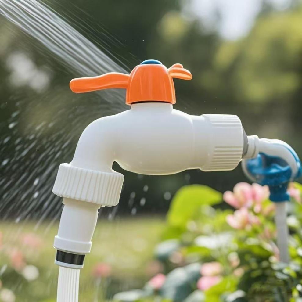 Ppr Plastic Faucet 1/2 Inch New Material Quick-Open Washing Machine Mop Sink Spout Long Spout Faucet Water Outlet Spout