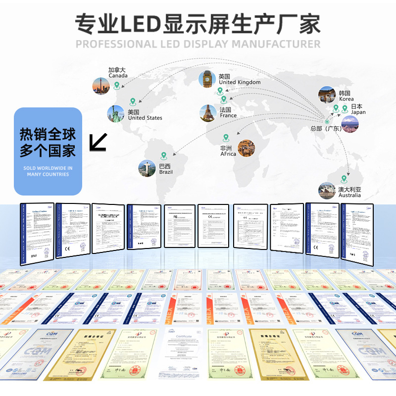 Full-Color Indoor Led Display Outdoor Led Screen Conference Room Exhibition Hall Stage Led Screen Electronic Screen