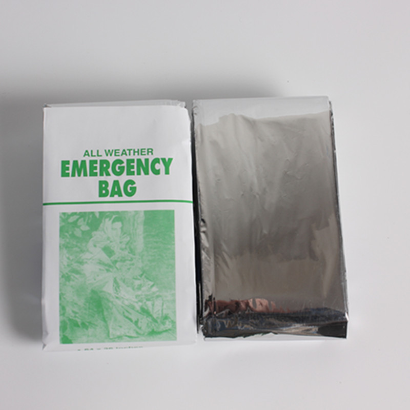 Outdoor sleeping bag tent heat preservation first aid blanket raincoat emergency cold-proof portable