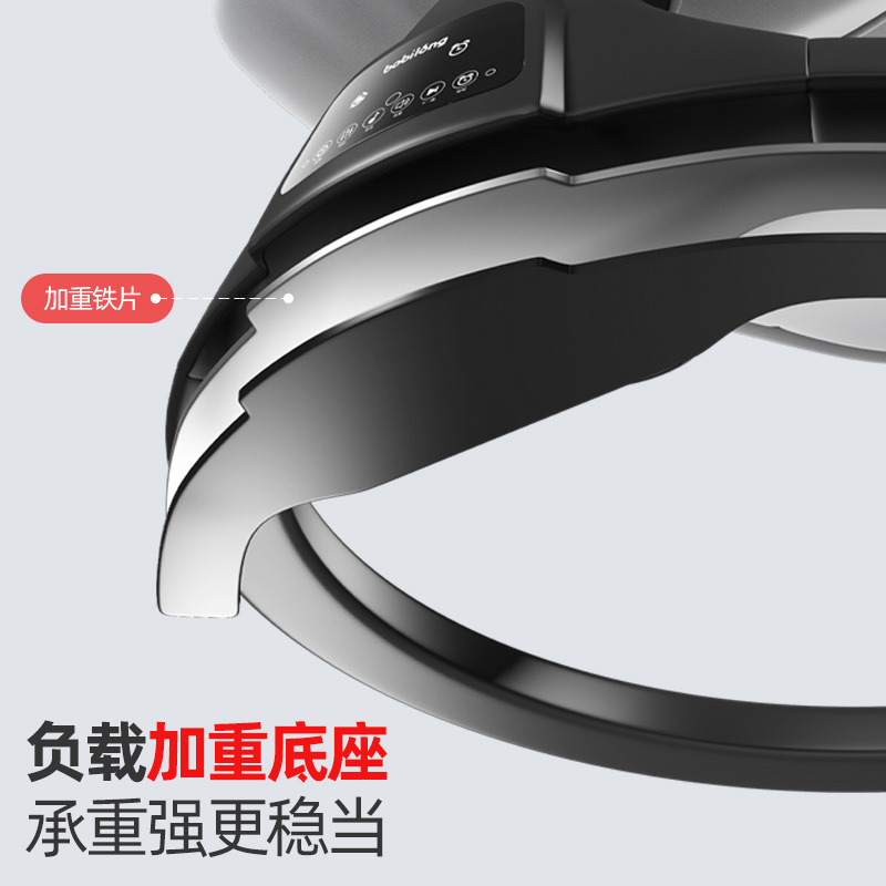 Baby Rocking Chair for Infants, Newborn Baby Rocker Cradle Bed, Sleep Soothing Swing Recliner, Remote Control Adjustable, Light Luxury Style