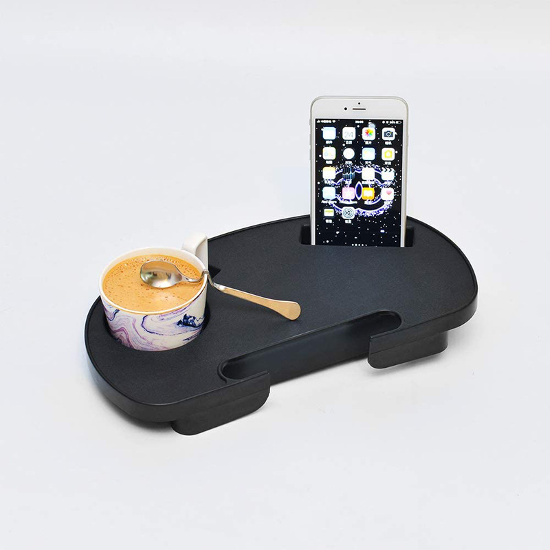 Outdoor Folding Recliner Cup Holder Tray with Water Cup Slot and Phone Slot Recliner Accessories