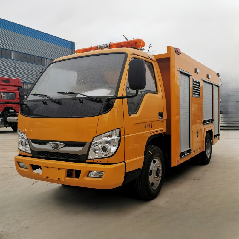 Front-Mounted Blue License Plate Power Vehicle, Emergency Response Vehicle, Emergency Support Vehicle, Power Outage Emergency Repair Vehicle, Mobile Power Supply Vehicle