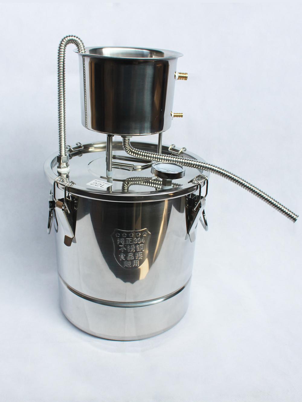 Free Shipping Household Stainless Steel Wine Making Equipment Machine Pure Dew Distiller Machine Grain Liquor Fermentation and Steaming Wine All-In-One Small