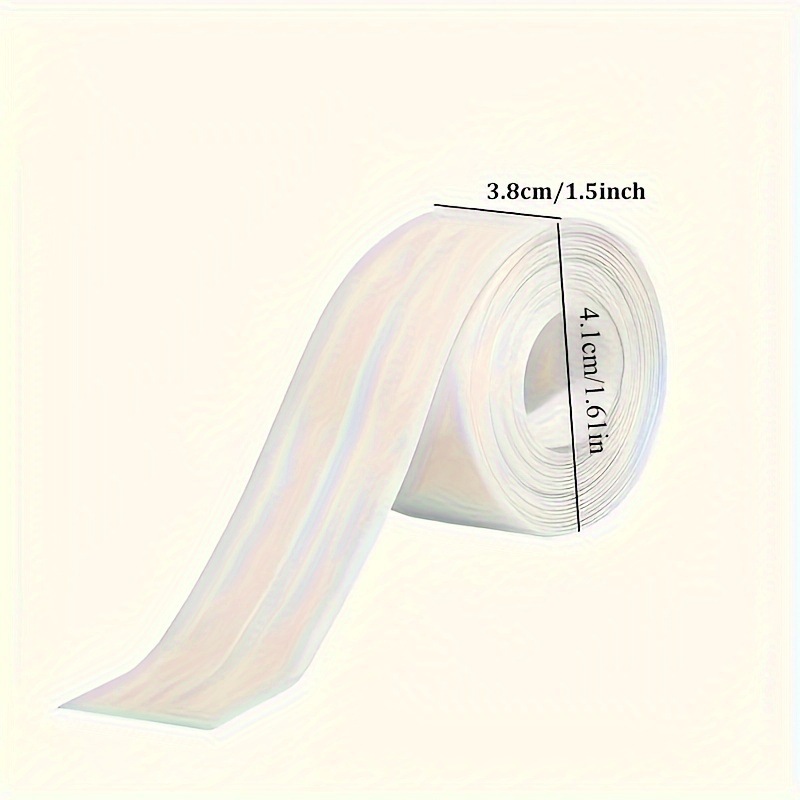 2026 New Cross-Border Dropshipping 3 Rolls of Toilet Caulking Strips Self-Adhesive Sealing Tape