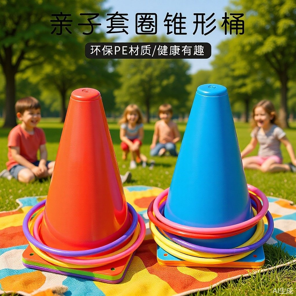 23 см Cone Bucket, детская кольцевая игра, интерактивные аксессуары для родителей и детей, оптовая продажа