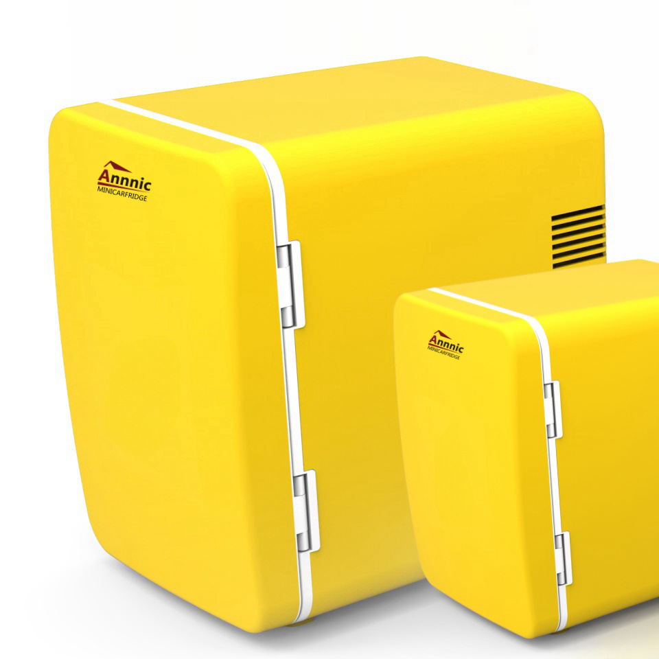 Annan Car Refrigerator Beauty Mini 4L Car Home Dual-Use Refrigeration and Refrigeration Cross-Border Gift Desktop Amazon Refrigerator