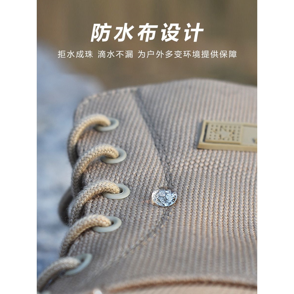 Outdoor Ultra-Light Waterproof and Puncture-Proof Training Boots for Men, Non-Slip, Wind-Proof and Sand-Proof Desert Boots, Thick-Soled Wear-Resistant Mid-Cut Hiking Shoes