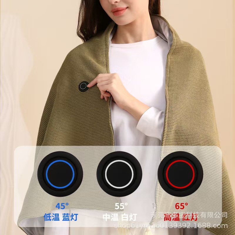 Pc Cross-Border Blanket Heating Shawl Car Quick-Heating Office Heating Blanket Single Mattress Body-Warming Blanket