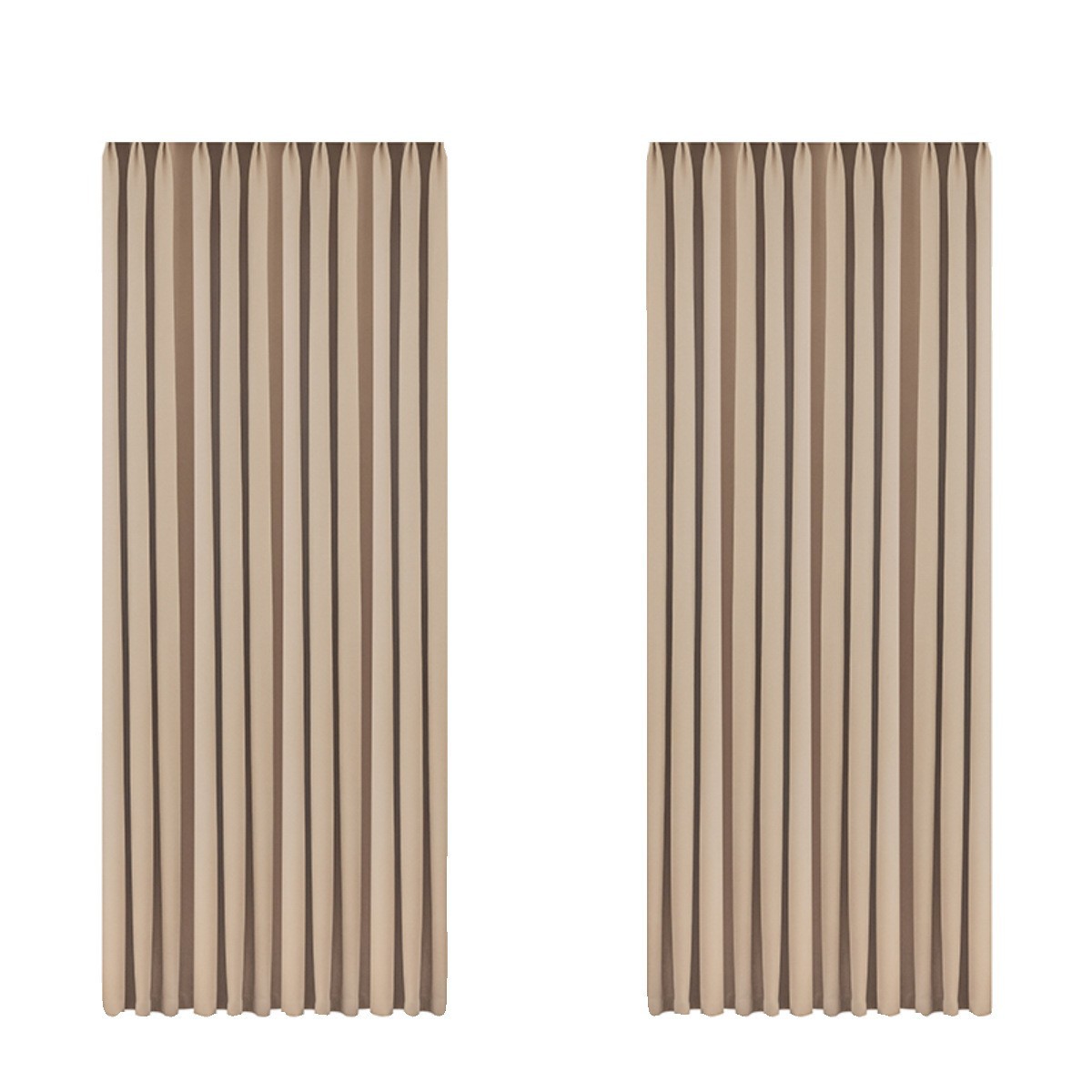 Flowery Black Gold Blackout Electric Carving Embossed Curtain Cloth Modern Minimalist Living Room Bedroom Balcony Hotel Engineering Finished Curtain