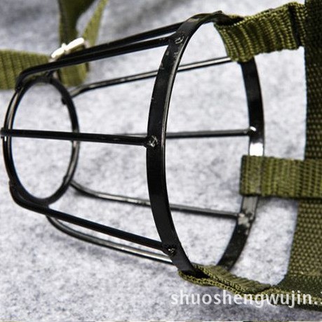 Metal Iron Dog Mouth Cover Mouth Cage Mask Large, Medium and Small Dog Anti-bite Dog Mouth Cover Can Drink Water Breathable