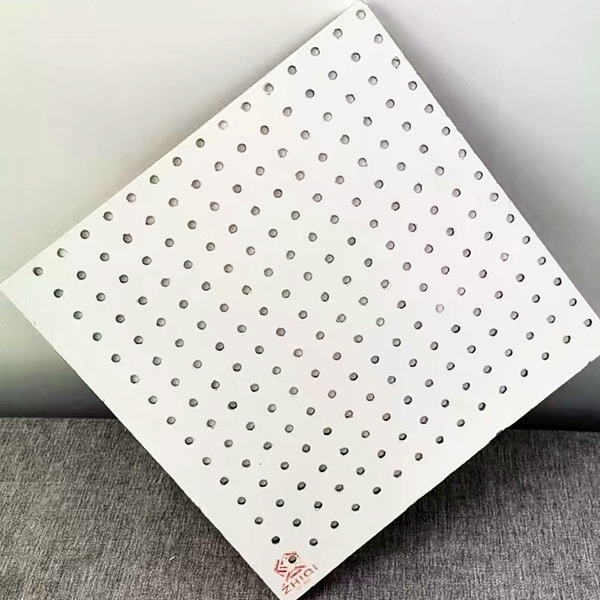 Perforated Mineral Wool Board Sound-Absorbing Ceiling Moisture-Proof Semi-Moisture-Proof Suspended Ceiling Waterproof Insulation