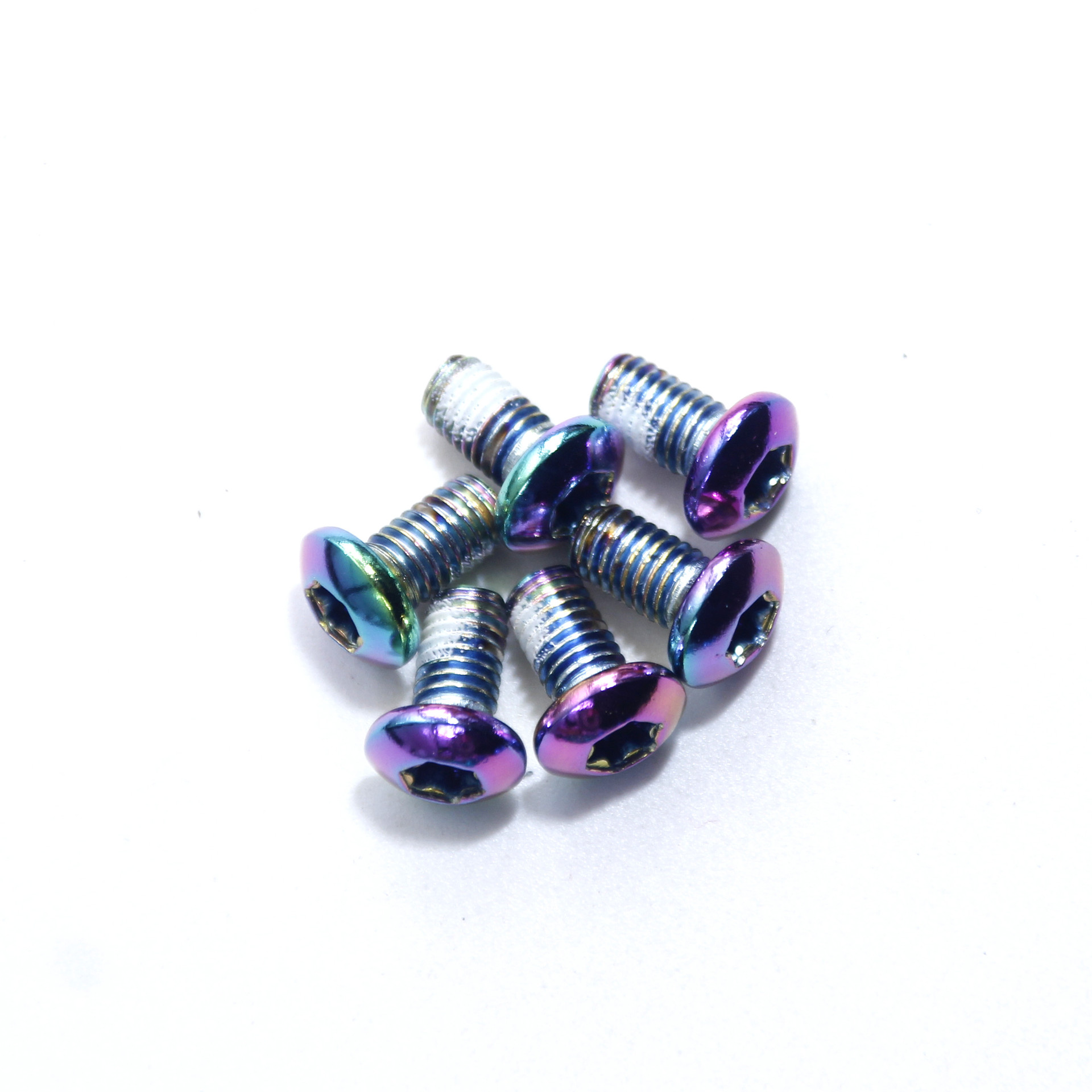 Bicycle Steel Colorful Disc Brake Disc Screws