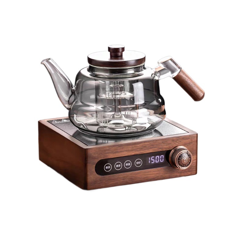 Chinese-Style Tea Warmer Teapot Base Tea Warmer Candle Heated Fruit Flower Tea Insulation Teapot Metal Tea Maker