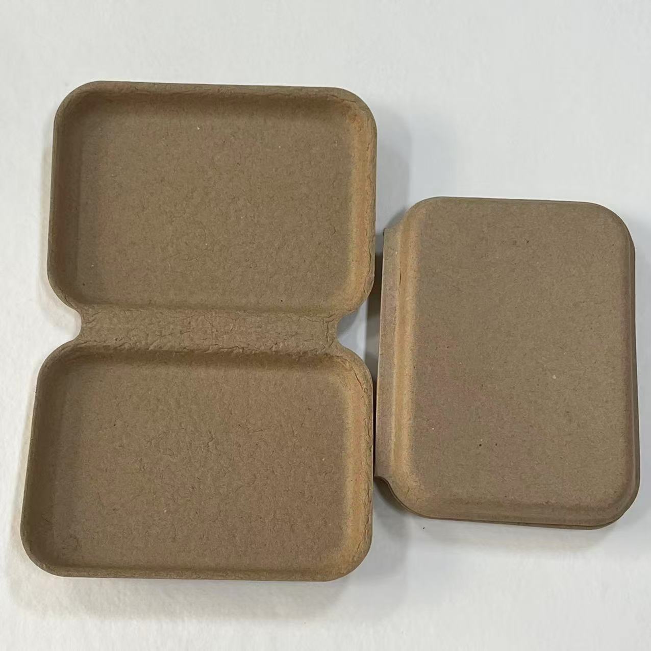 Environmentally Friendly Degradable White Puree Jewelry Box Packaging Accessories Daily Necessities Spot Ring Handmade Soap Paper Plastic Box