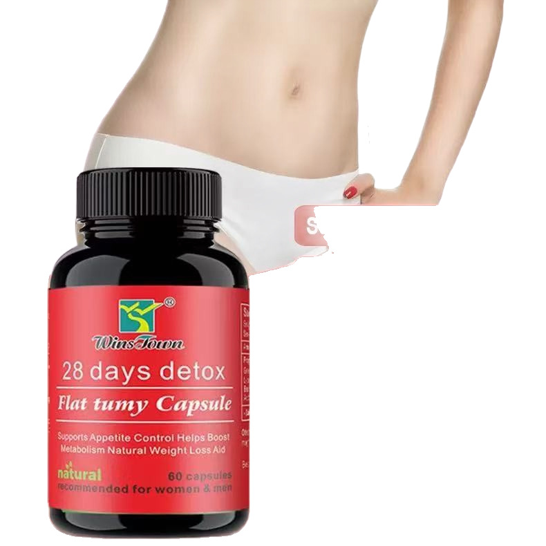 Foreign Trade Cross-Border Export 28 Days Detox Flat Tummy Capsules Slimming Pills