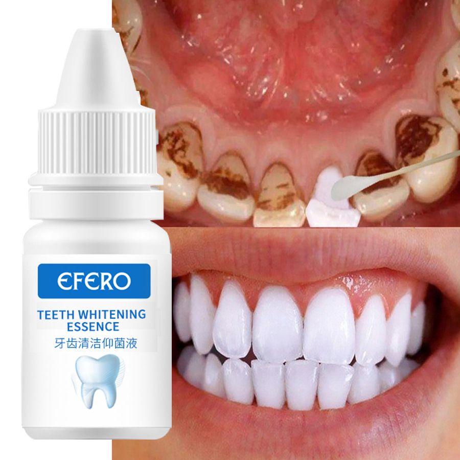 Efero Tooth Liquid for Yellow Teeth, Tobacco Stains, and Black Spots on Teeth Efero