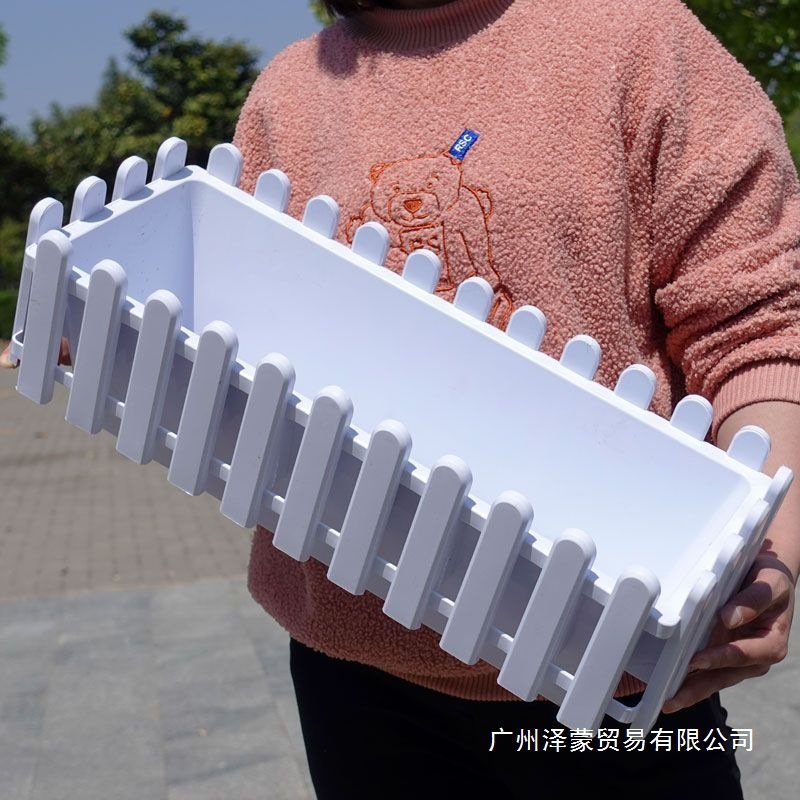 Ограждение для цветов, крупный прямоугольный цветочный лоток, для ландшафта