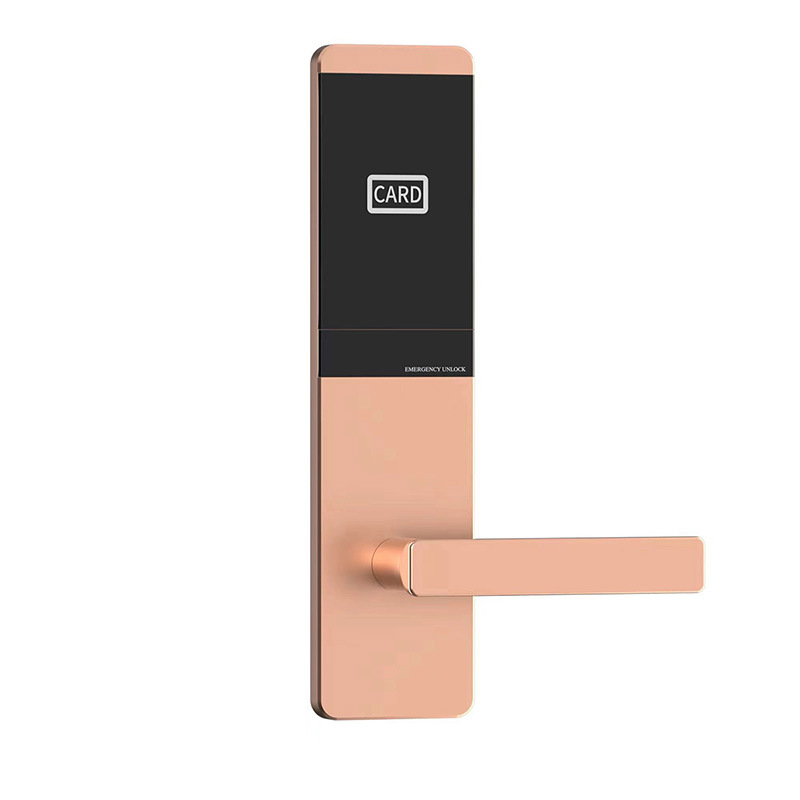 Hotel credit card lock hotel magnetic card induction lock homestay rental room simple ultra-thin electronic lock wooden door system management