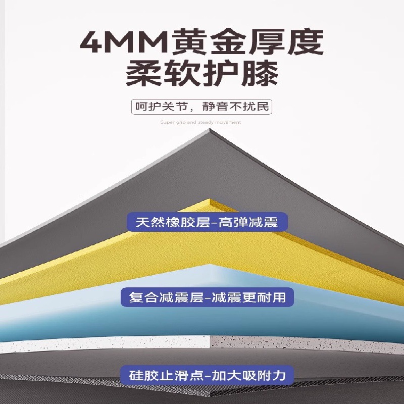 Indoor Non-Slip Standing Long Jump Test Mat for Home Use, Thickened Training Equipment for High School Entrance Examination Sports