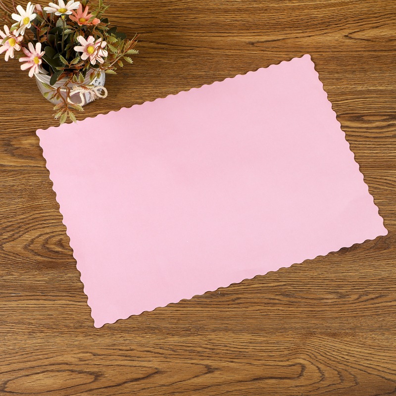 Disposable Paper Placemat Kidsren's Table Mat Paper 70g Double Offset Paper Colorfulful Table Paper Placemat Household Placemat Paper