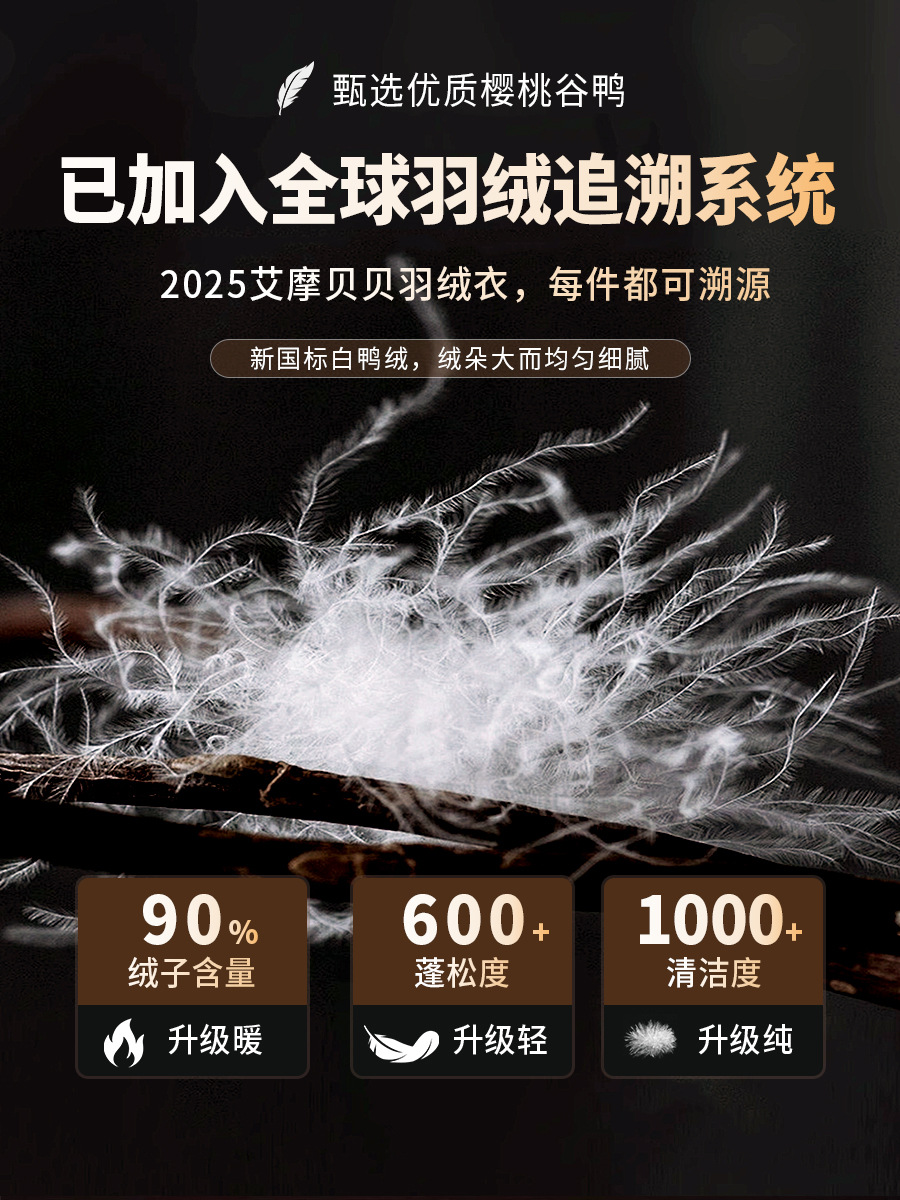 [New National Standard White Duck down with Traceability] Adult and Parent-Child Style Lightweight and Warm Diamond-Patterned down Vest for Children