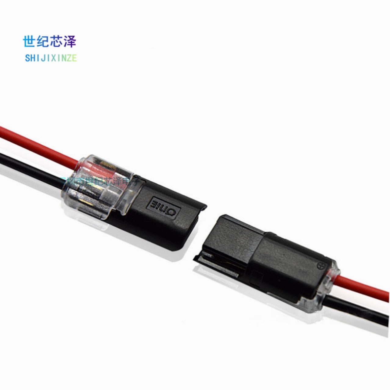 LED Welding Free Stripping Wiring Terminal Block D2 Interplug Type Pullable Quick Connector Double Wire Interplug