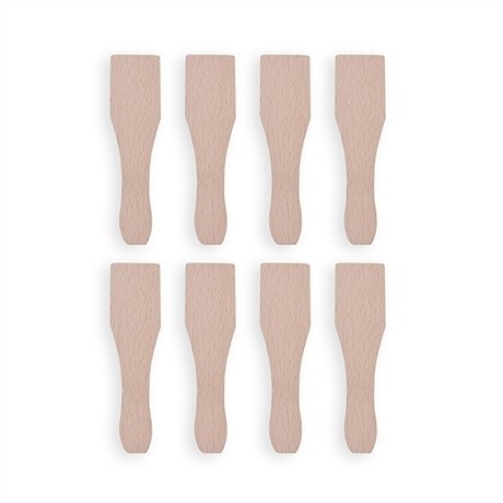 Лопатка для запеченного сыра, барбекю, ложка, противень для выпечки, маленькая деревянная лопатка, бук, мини-скребок, электрическая сковорода для тортов, мини-самокат