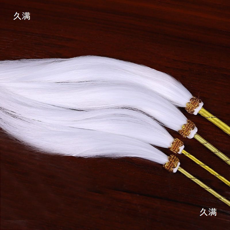 Tai Sui Laojun's Horse Tail Whisk, Tai Bai Jinxing, Taiyi Taoist Artifact, Taoist Floating Dust Accessories, Buddhist Dust Floating and Sinking
