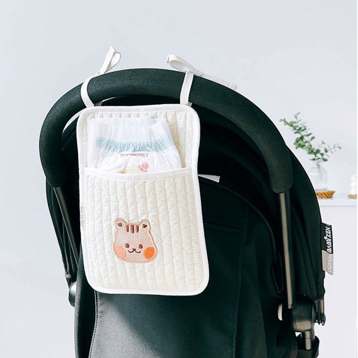 Korean Baby Bed Storage Hanging Bag Trolley Bag Diaper Diaper Bottle Baby Toy Storage Bag Storage Bag