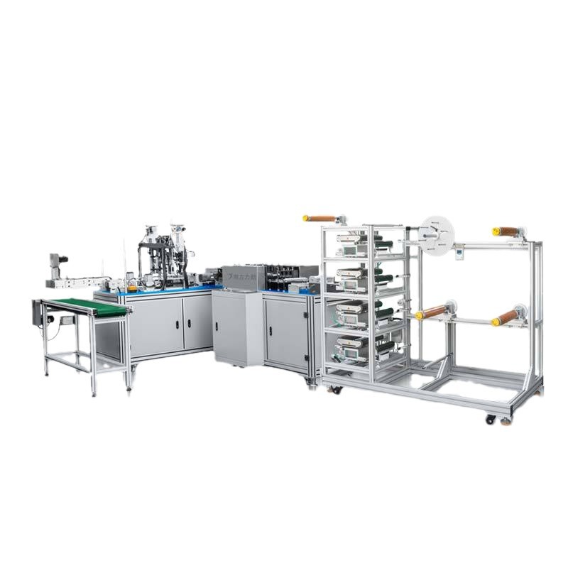 Factory Direct Sales High-Speed Flat Mask Machine Medical Mask Machinery Manufacturer Wholesale Fully Automatic Mask Production Machine