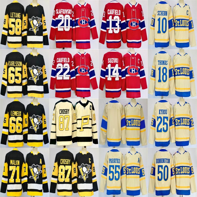 Футболка NHL, хоккейный костюм Penguins, Canadiens, Blues, хоккейная майка NHL Penguins