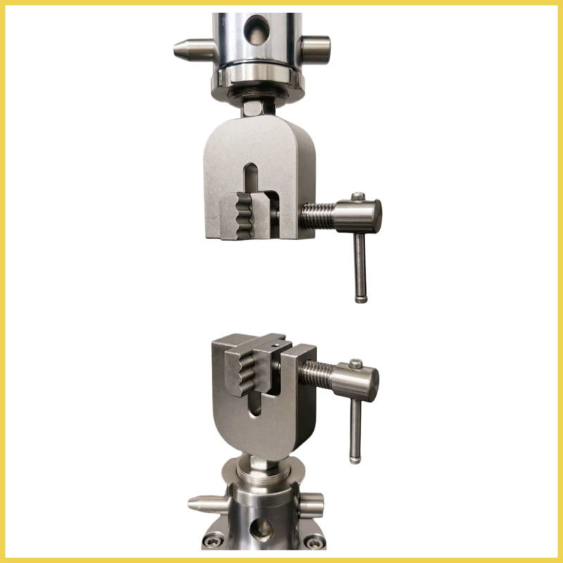 Stretch Fixture Fabric Leather Bilateral Tear Fixture Textile Chuck Peel Fixture Tensile Testing Machine Fixture