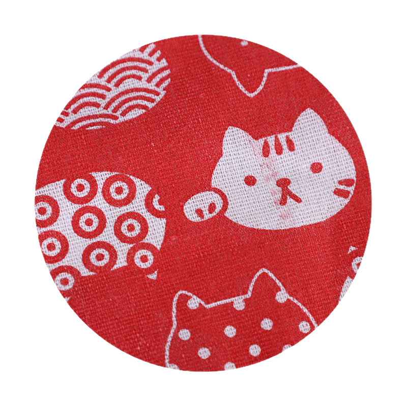 Wholesale Cat Series Linen-Like Fabric, Fashion Cotton Clothing Lining Fabric, Sofa Printed Tablecloth, Curtain and Pillow Cover Fabric