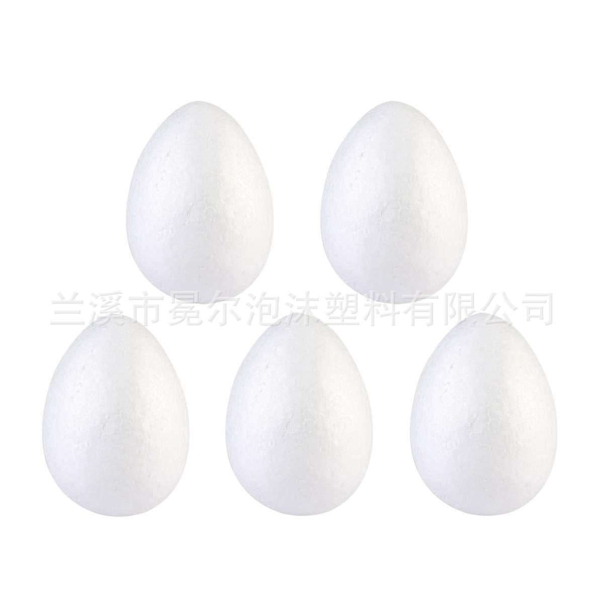 Factory direct supply of various sizes of foam eggs Easter eggs early education DIY graffiti white props