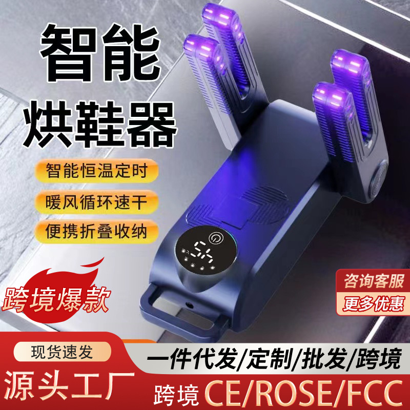 Household Smart Shoe Dryer Timed Dryer Wet and Dry Shoe Drying Artifact Shoe Warmer Air Dryer Cross-Border