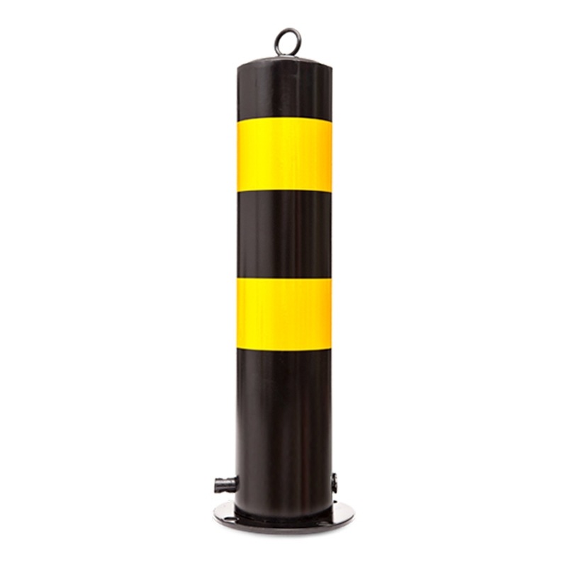 Steel Pipe Warning Column Road Traffic Anti-Collision Column Parking Space Block Car Column Sidewalk Reflective Isolation Warning Column Road Pile
