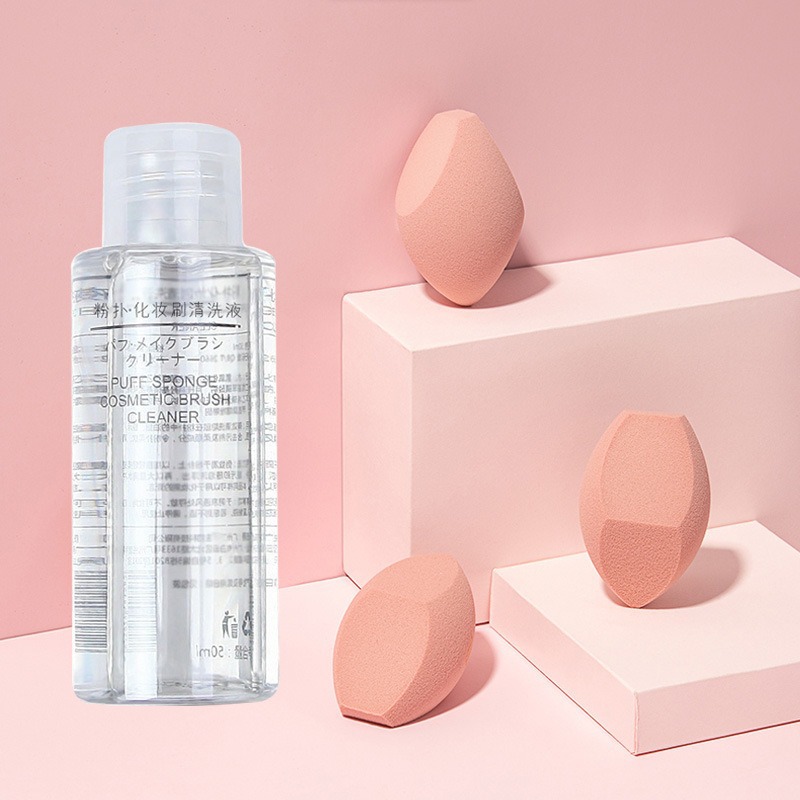 Powder Puff Cleaner, Super Decontamination Sponge, Air Cushion, Makeup Brush, Beauty Egg, Makeup Tool Special Deep Cleaning Liquid