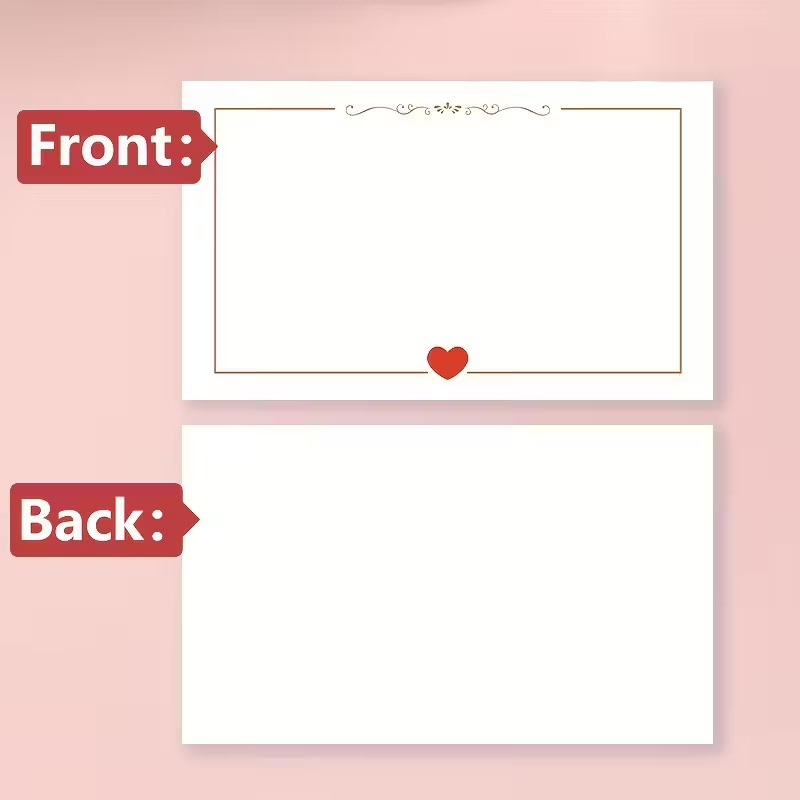 Cross-Border Hot-Selling Simple Blank Small Card Four-Leaf Clover Card Lucky Clover Pocket Hug Card