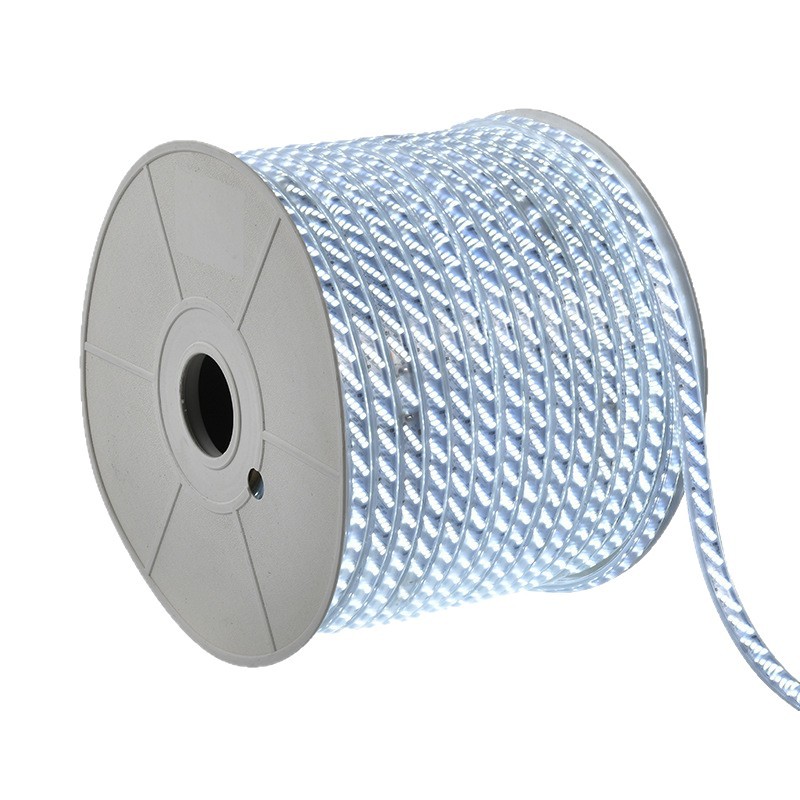 220V Outdoor Led Waterproof Light Strip with Three Rows for Eaves and Exterior Walls, 320 Beads, Home Decoration Lighting Project, Flexible Light Strip for Outdoor Use