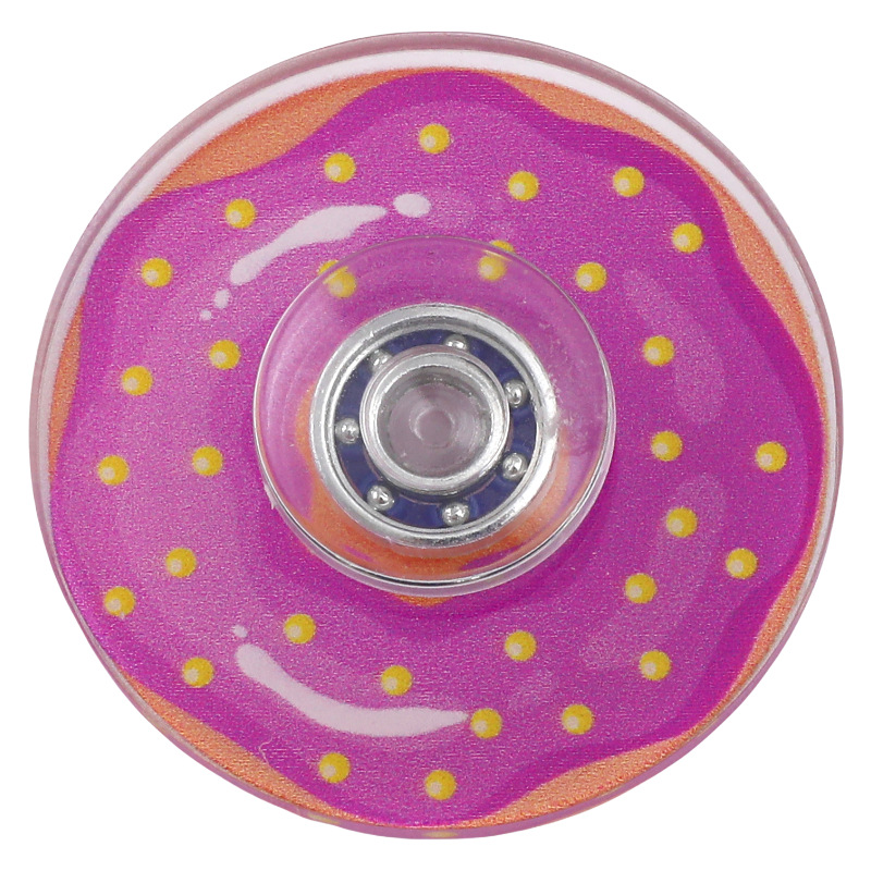 Cross-Border New Cartoon Fingertip Spinner Donut Finger Spinner Acrylic Spinner Educational Decompression Toy Manufacturer