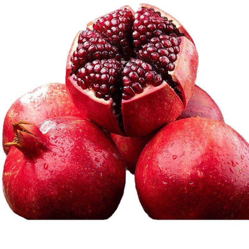 Tunisian Soft Seed Pomegranate Fresh Fruit Gift Box 10 Seasonal Pounds Freshly Picked Whole Box Sichuan Huali Seedless Pomegranate