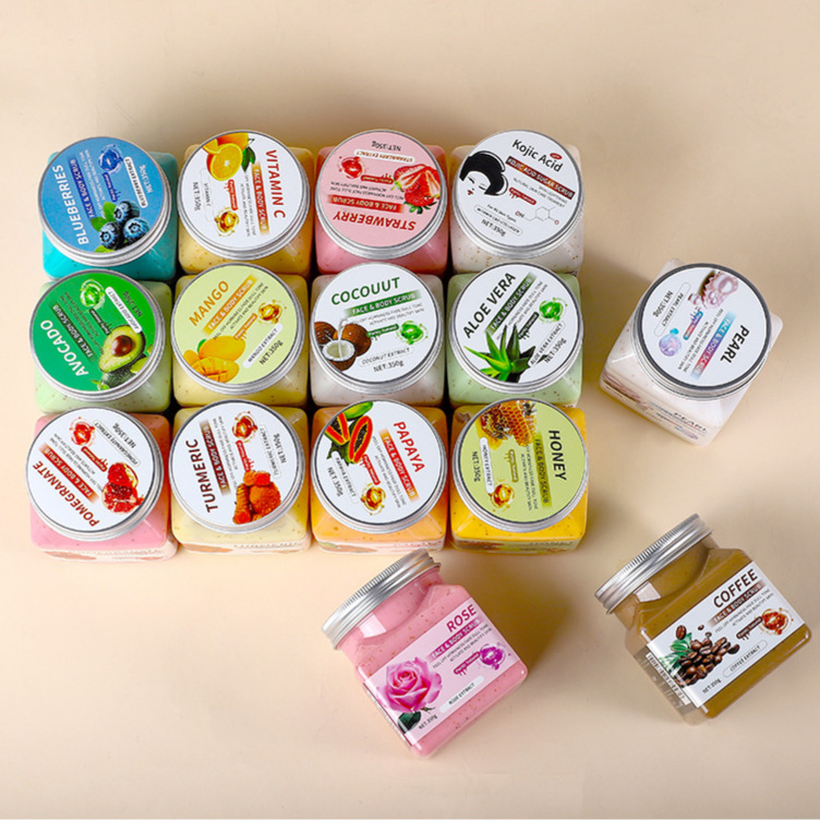 WWP Foreign Trade Body Scrub Exfoliating and Chicken Skin Exfoliating Body Deep Cleansing Cross-border Coffee Scrub 350g