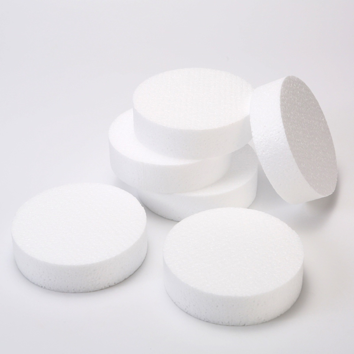 DIY Handmade Foam Cylinder Teaching Body Geometry Cake Model Handmade Accessories Poly Dragon Foam