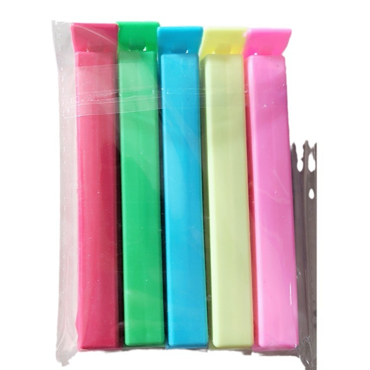 Creative candy color sealing clip plastic bag sealing clip fresh snacks food clip tea sealing clip