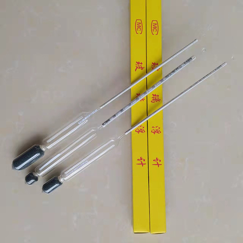 Supply glass density meter petroleum glass float meter Po Mei meter high precision hydrometer manufacturer