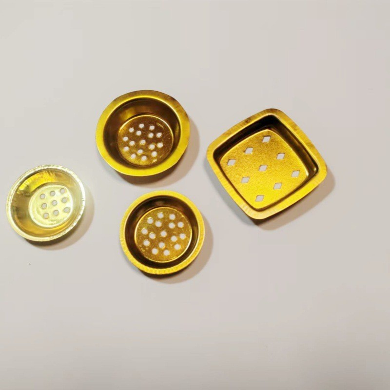 Incense Burner Iron Cup Porous Iron Bowl Small Creative Cultural Incense Burner Accessories Mini Golden Iron Art Aromatherapy Accessories Stamping