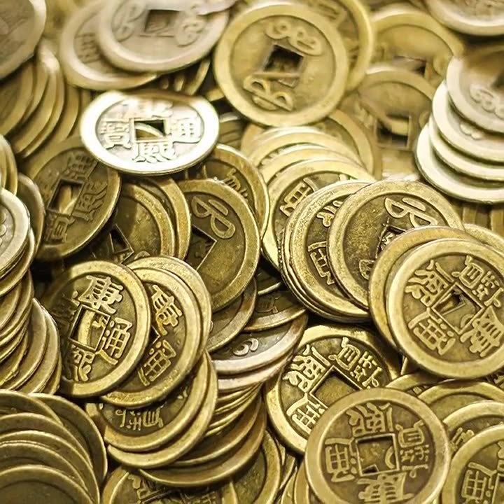 Zinc Alloy Five Emperors Coins Bulk Antique Wholesale Alloy Large Copper Coins Metal Imitation Qing Dynasty Copper Coins Retail Large Coins