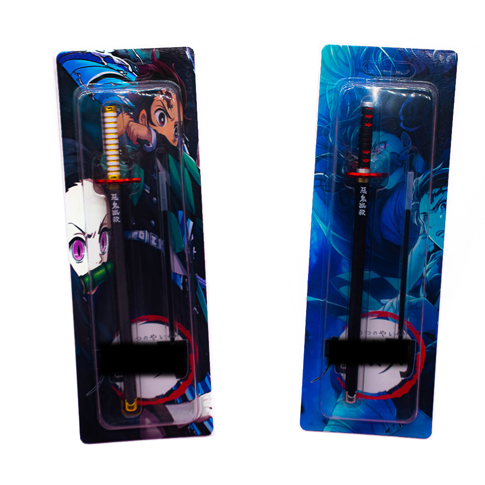 Ghost Extinguishing Blade Kitchen Door Charcoal Zhilang Signature Pen My Wife Shan Yi Water Column Worm Eating Inflammation Column Water Pen Metal Model